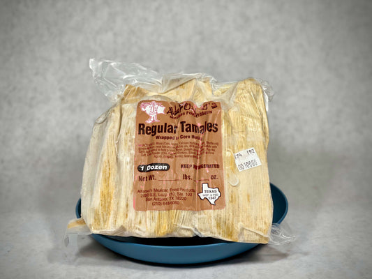 Regular Bean + Cheese Tamales - Frozen - 1 Dozen